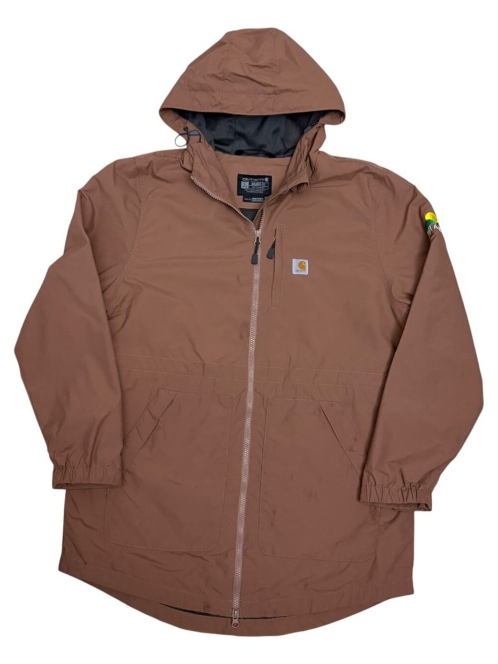 CARHARTT Rain Defender Jacket Water Resistant Light Windbreaker Womens Large